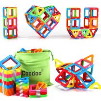 Blocos Magnéticos Coodoo Tough Tile - Brinquedo Educativo para Crianças Acima de 3 Anos