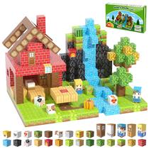 Blocos Magnéticos Fitrobust 100 Peças Brinquedo STEM de Construção 2,5 cm