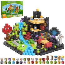 Blocos Magnéticos Fitrobust 400 Peças Brinquedo de Construção STEM 2 cm