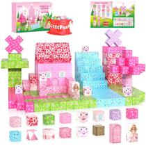 Blocos magnéticos GiftPeak Princess 100 unidades para crianças de 3 anos ou mais