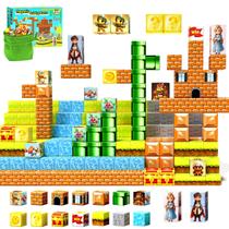 Blocos magnéticos Girigi Build Mine Magnet World Set 3 anos ou mais