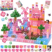 Blocos Magnéticos Magneverse Castelo da Princesa Rosa 100 Peças Blocos Magnéticos Magneverse Castelo da Princesa Rosa 100 Peças