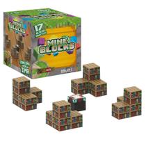 Blocos Magnéticos Mine Blocks Brinquedo Minecraft 17 Pçs