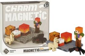 Blocos magnéticos Minecraft 28 peças My World 28 Minecraft - Generic - Evening Walk (Passeio ao Entardecer)