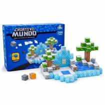 Blocos Magnéticos Mundo Criativo Brinquedo Educativo de Montar 3D Blocos Magnéticos Mundo Criativo Brinquedo Educativo de Montar 3D