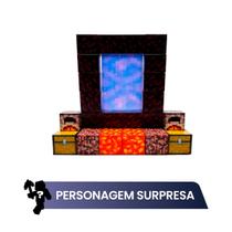 Blocos Magnéticos MyWorld Portal Nether com 32 Peças Magnéticas Blocos Magnéticos MyWorld Portal Nether com 32 Peças Magnéticas