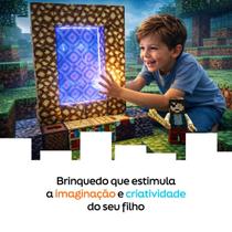 Blocos Magnéticos MyWorld Santuário de Nether com 32 Peças Magnéticas Blocos Magnéticos MyWorld Santuário de Nether com 32 Peças Magnéticas
