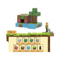 Blocos Magnéticos Para Meninos E Meninas, Brinquedos Sensoriais STEM Montessori, Construa Meu Mundo