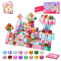 Blocos magnéticos SILYMOLY Mine Magnet World Candy Land Edition