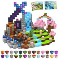 Blocos magnéticos SSAWER 150 unidades para crianças de 3 a 12 anos com livro de histórias