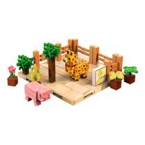 Blocos Magnéticos Zoo Girafas 70 Peças para Montar Animais e Criar com Imaginação Blocos Magnéticos Zoo Girafas 70 Peças para Montar Animais e Criar com Imaginação