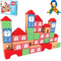 Blocos Montar Brinquedo Educativo Pequeno Engenheiro 50 Pcs
