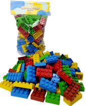 Blocos Montar Encaixar 120 Peças Grandes Didático Infantil 03 a 08cm cada Blocos Montar Encaixar 120 Peças Grandes Didático Infantil 03 a 08cm cada