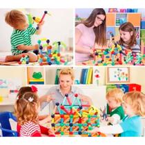 Blocos Montar Magnético Educativo Bolas Bastões Brinquedo Blocos Montar Magnético Educativo Bolas Bastões Brinquedo