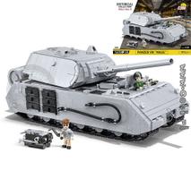 Blocos Montar Tanque Alemão Panzer VIII "Maus" Cobi 1605 Pçs