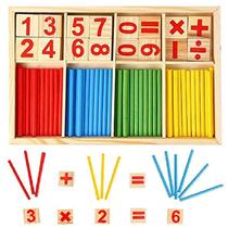 Blocos Numéricos de Contagem KUTOI Math Bricks com Bandeja de Armazenamento