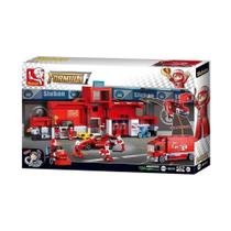 Blocos P/ Montar Sluban Caminhão F1 Racing 557pçs - BR1198 - Multikids