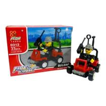 Blocos para Montar Bombeiro 36 Peças 16248 Blocos para Montar Bombeiro 36 Peças 16248