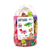 Blocos para Montar Colorido 180 Peças Maptoy