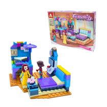Blocos Para Montar Dony Toys Quarto de Meninas 195 peças