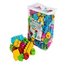 Blocos para montar infantil c/ 91 peças