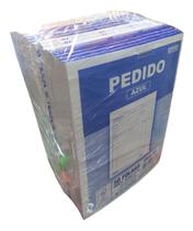 Blocos Pedido Multivias Azul Pequeno 50 Folhas Pct C/ 20 Un