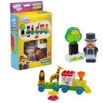 Blocos Playset Mundo Bita Aventura Na Selva Com 14 Peças Blocos Playset Mundo Bita Aventura Na Selva Com 14 Peças