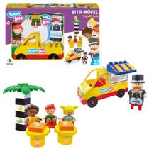 Blocos Playset Mundo Bita Foodtruck Bita Móvel Com 24 Peças