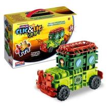 Blocos Safari Clic & Lig 38 Peças p/ Montar, Plasbrink 0594, +3 Anos - 96002