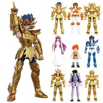Blokees Cavaleiros Do Zodíaco Bonecos Articulados Coleção Saint Seiya Gold Zodiac