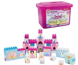 Blokitos Conto De Princesa Plásticos 52 Peças - Kitstar