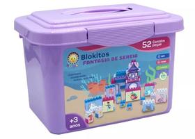 Blokitos Fantasia Sereia 52 Peças - Kitstar