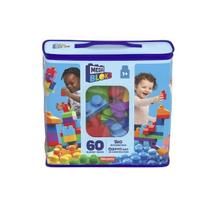 Bloks Bolsa de Construção de 60 Peças Azul MATTEL Bloks Bolsa de Construção de 60 Peças Azul MATTEL
