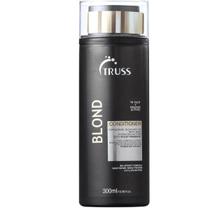 Blond Condicionador Truss 300ml para cabelos loiros grisalhos e brancos neutraliza amarelado e hidrata