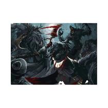 Bloodborne Videogame Poster Pintura Em Tela Arte Da Parede Para Sala De Jogos Quarto Clube Moderna
