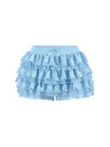 Bloomers BJhaz Women Y2K, renda azul multicamada, tamanho L Bloomers BJhaz Women Y2K, renda azul multicamada, tamanho L