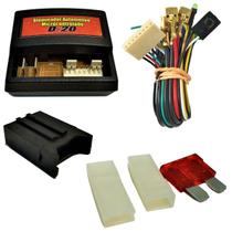 Bloqueador automotivo veicular com funcao manobrista d-20 pré alarme sensor carro moto corta combustível chave táctil