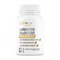 Bloqueador de apetite Max Pro - suplemento GLP-1, pílulas para perda de peso para mulheres e queimador de gordura para homens para eliminar gordura e supressor de apetite 7 ingredientes apoiados por pesquisas para dieta, estimulando o metabolismo - 60 cápsulas