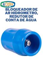 Bloqueador De Ar Hidrometro, Redutor De Conta D Água PVC Azul