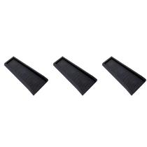 Bloqueador de respingos para calha Master Mark 61 cm preto, kit com 3 Bloqueador de respingos para calha Master Mark 61 cm preto, kit com 3
