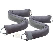 Bloqueador de vento de ruído Door Draft Stopper MAGZO 183 cm cinza