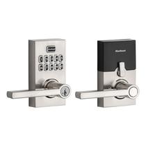 Bloqueio de entrada sem chave do teclado Kwikset SmartCode 917 Satin Nickel