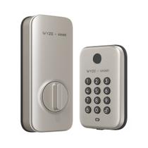 Bloqueio de impressão digital Bluetooth Deadbolt Lock Wyze Satin Nickel Bloqueio de impressão digital Bluetooth Deadbolt Lock Wyze Satin Nickel