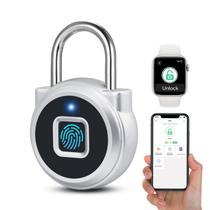 Bloqueio de impressão digital Cadeado pequeno Bluetooth Dhiedas Gym