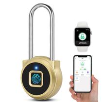 Bloqueio de impressão digital com 5,3 cm de comprimento com manilha Bluetooth à prova d'água Bloqueio de impressão digital com 5,3 cm de comprimento com manilha Bluetooth à prova d'água