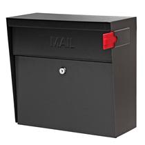 Bloqueio de parede Mailbox Mail Boss 7162 Metro Black