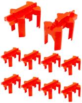 Bloqueio de válvula de esfera QWORK Small, pacote de 10 para tubo 1/2-2-1/2