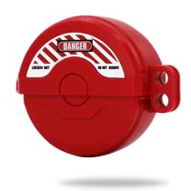Bloqueio de válvula de gaveta TRADESAFE Red para válvula de 2,54 cm a 6,35 cm Bloqueio de válvula de gaveta TRADESAFE Red para válvula de 2,54 cm a 6,35 cm