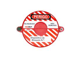 Bloqueio de Válvula Registro de 3 A 5 " 70 A 130MM" BVR130 - TAGOUT