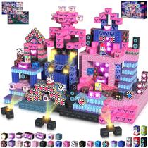 Bloques Magnéticos Annexfun 150PCS con Bloques Luminosos STEM Bloques Magnéticos Annexfun 150PCS con Bloques Luminosos STEM